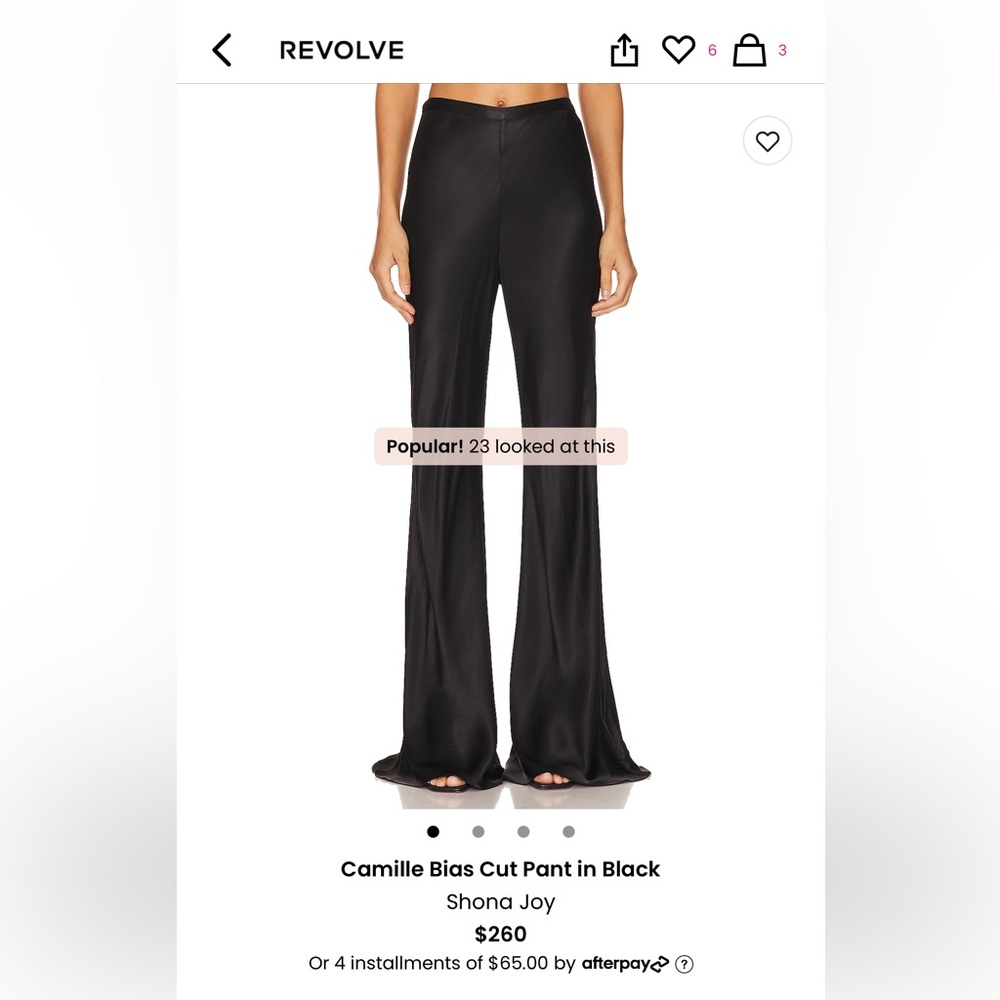Shona Joy - Camille Bias Cut Pants and Top. Selling as a set.